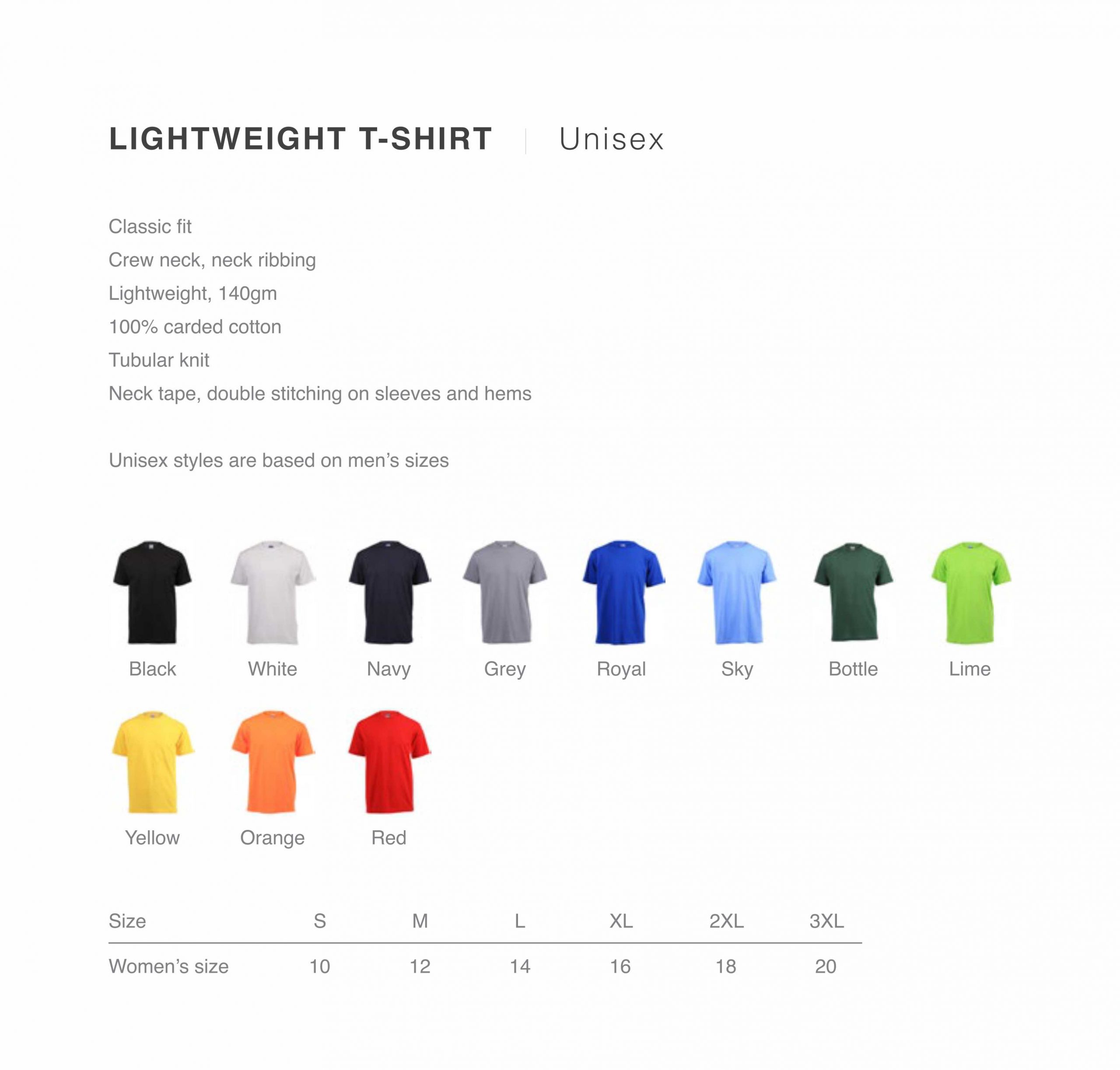 Lightweight t shirt