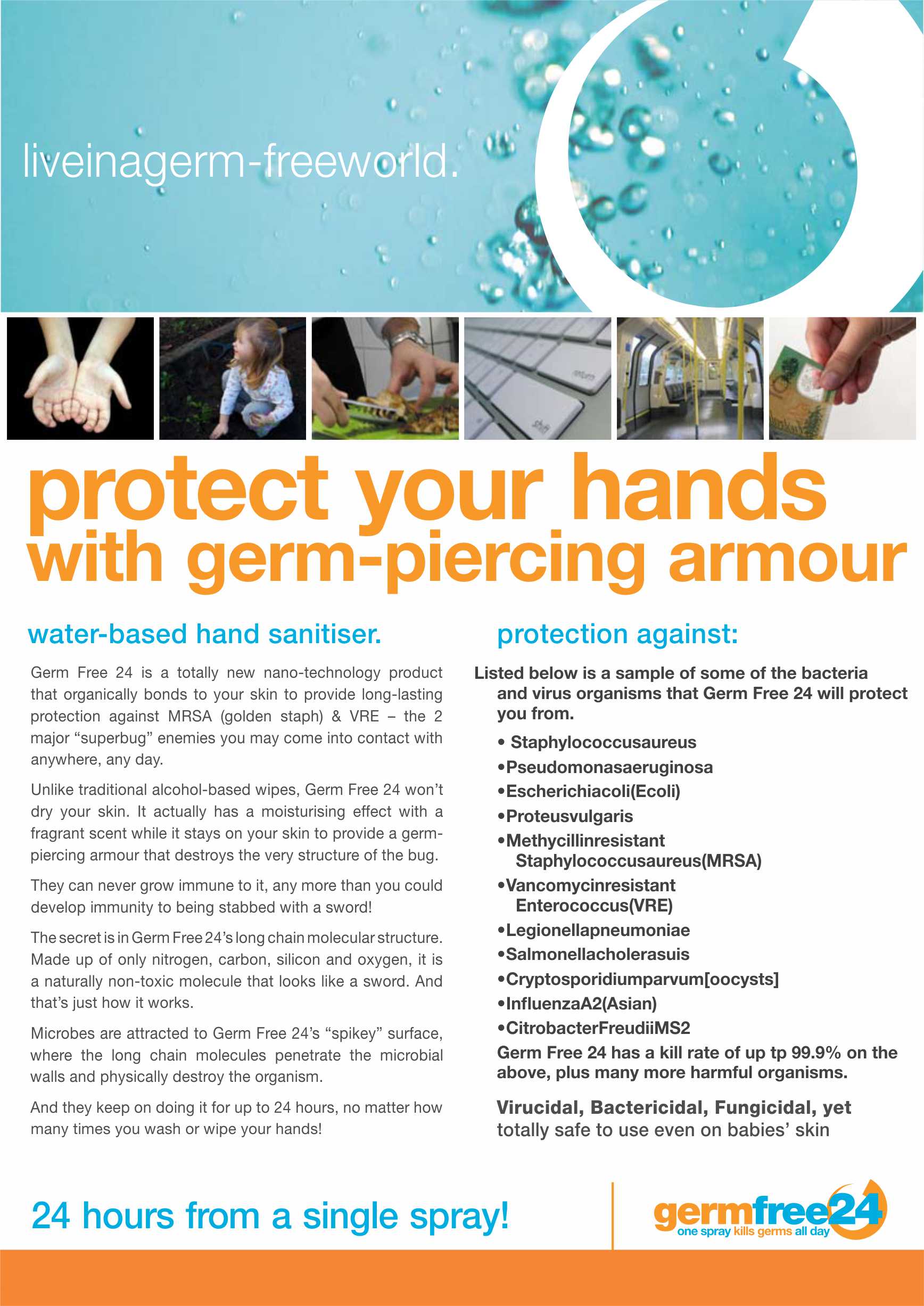 One spray kills germs all day pg2